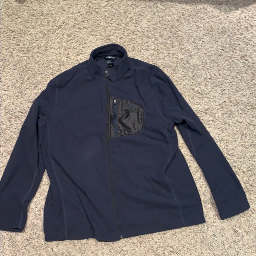 North face full zip jacket